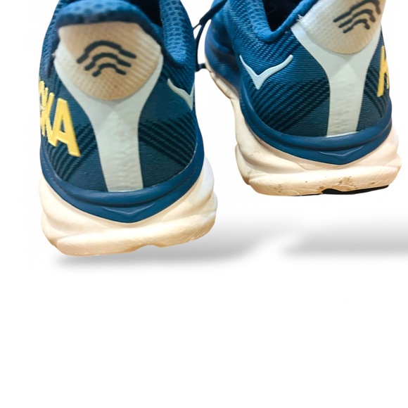 HOKA One One Clifton 9 Men’s Size 11 | Midnight Ocean Bluesteel Running Shoes - Picture 6 of 14